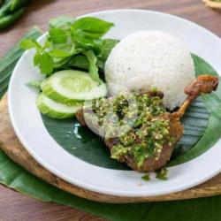 Nasi Bebek Sambal Ijo