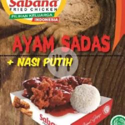 Ayam Dada  Nasi Sambal Extra Pedas