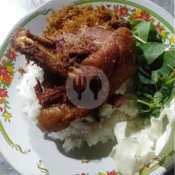 Nasi Bebek Goreng   Tempe