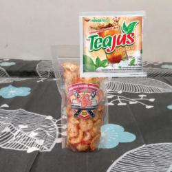 Paket Krupuk Seblak   Es Tea Jus