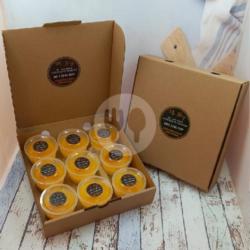 Big.box Seger. 9 Pcs Puding Susu Buah Seger   Free Kartu Ucapan