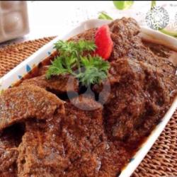 Nasi Rames Lauk Rendang Daging