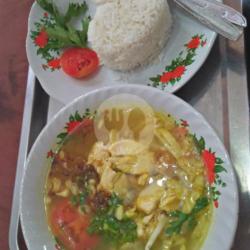 Nasi Soto Ayam  Telor