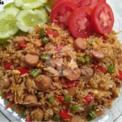 Nasi Goreng Ayam Bakso Sosis