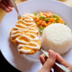 Nasi Chicken Katsu