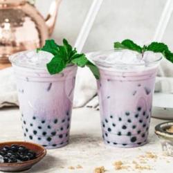 Choco Taro Mint Milk Tea