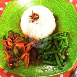 Nasi Buncis Sapi Rica-rica