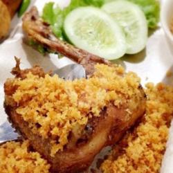 Paha Ayam Kremes Tanpa Nasi