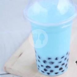 Milkshake Vanila Blue   Cincau