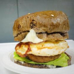 Egg Black Burger Beef Patty