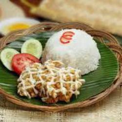 Nasi Ayam Geprek   Mayonaise