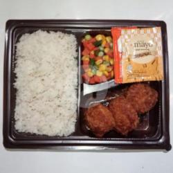 Nasi Bento Spicy Chicken