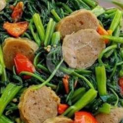 Tumis Kangkung Bakso