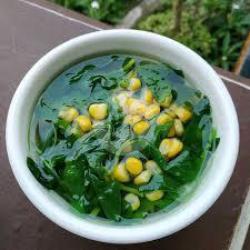 Sayur Bayam Bening Dadakan