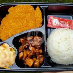 Nasi Bento Chicken Katsu   Chicken Teriyaki