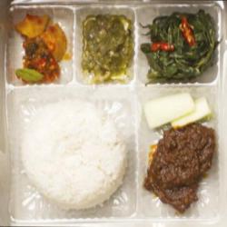 Paket Nasi Box (1 Lauk)   Perkedel