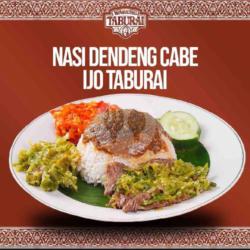 Nasi Dendeng Cabe Ijo