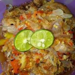 Ayam Pecak Dada Potongan.