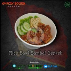 Chicken Rice Bowl Sambal Geprek