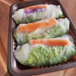 Vietnamese Spring Rolls Crabstick Salad