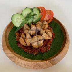 Paket Nasi Bakso Penyet   Teh