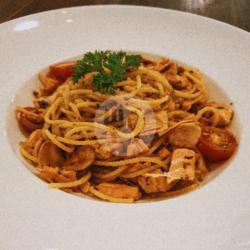 Aglio E Olio Salmon