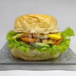 Burger Telur   Keju Slice