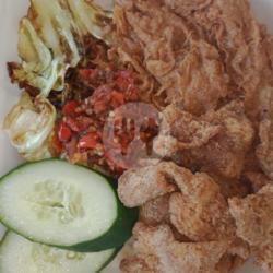 Nasi Kulit Ayam Telur Crispy Melimpah