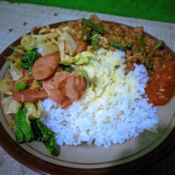 Nasi Orak Arik Sosis