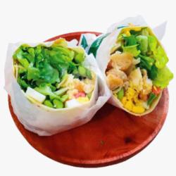 Pamigiano Cheese Salad Wrap