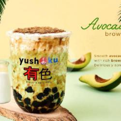 Avocado Milk Boba Brown Sugar