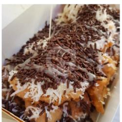 Pisang Crispy Keju   Meses Coklat