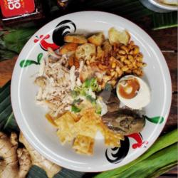 Bubur Ayam Bandung Ati Ayam Dan Telor Asin