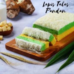 Lapis Talas Pandan Keju