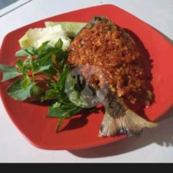 Ikan Bawal Penyet   Nasi