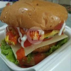 Burger Ayam   Keju