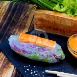 Vegie Wrap/ Vietnamese Spring Roll Topping Crab Stick