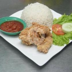 Ayam Fried Chiken   Nasi