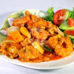 Steak Udang Asam Manis