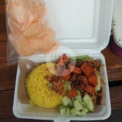 Nasi Kuning Ati Kentang Balado Mie Goreng