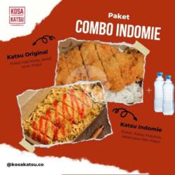 Paket Bundling Katsu Indomie   Paket Katsu Original   2 Mineral