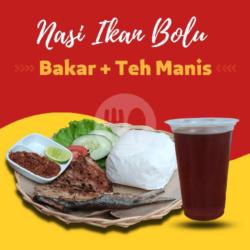 Nasi Ikan Bolu Bakar   Teh Manis