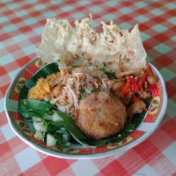 Nasi Pecel Perkedel