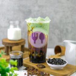 Boba Matcha With Brown Sugar