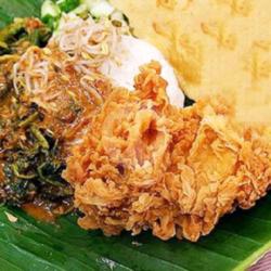 Nasi Pecel Ayam Crispy