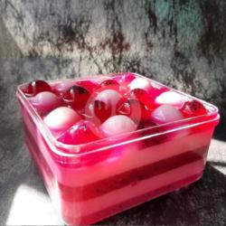 Dragon Fruit Milk Pudding