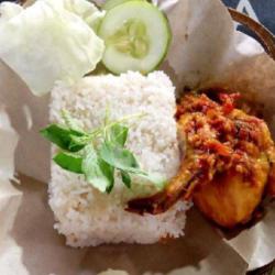 Nasi Sayap Penyet