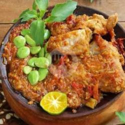 Ayam Penyet   Pete Goreng(tanpa Nasi)