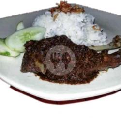 Nasi Ati Ampela Bumbu Hitam Sambal Ijo