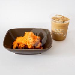 Chicken Wings Cheese   Moment Ice Coffee